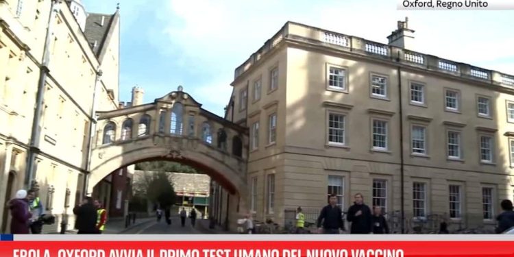 Ebola Bundibugyo, a Oxford primo test umano del vaccino